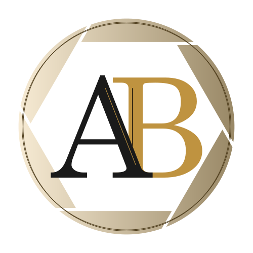 AaronBelkar photogrpahy services small logo in gold, bright and dark colors